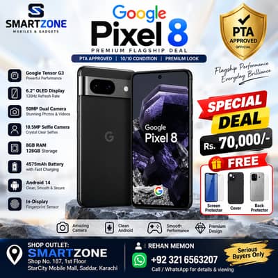 Google Pixel 8 | Pixel 8 | Pixel 8 PTA Approved