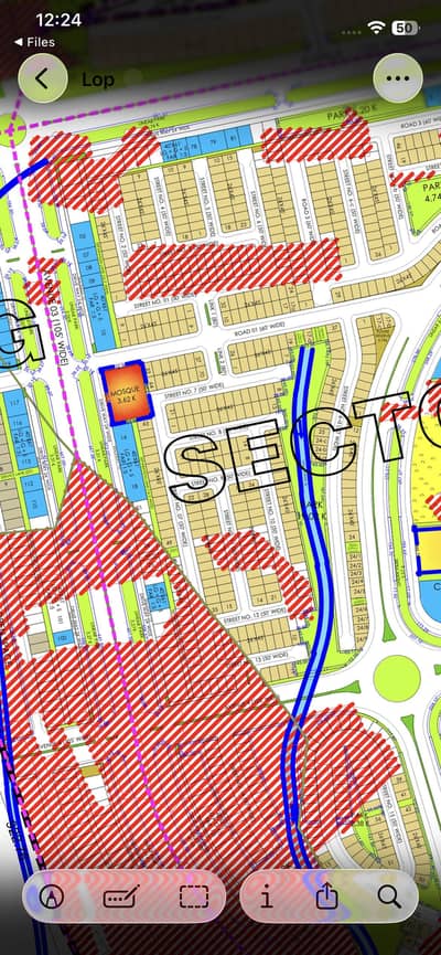 Lop approved 5 Marla plot available for sale sector H street 8 plot 00 prime location