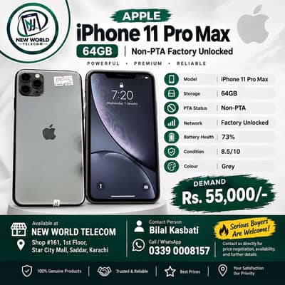iPhone 11 Pro | 64 GB | Factory Unlocked Non PTA Apple iPhone 11 Pro