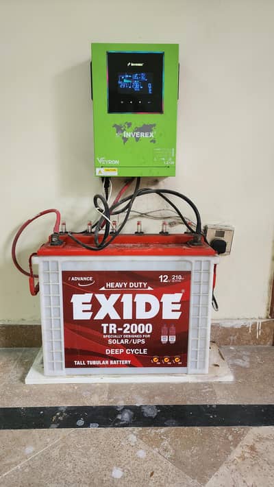 Inverex Veyron 1.2KW + Tubular Battery