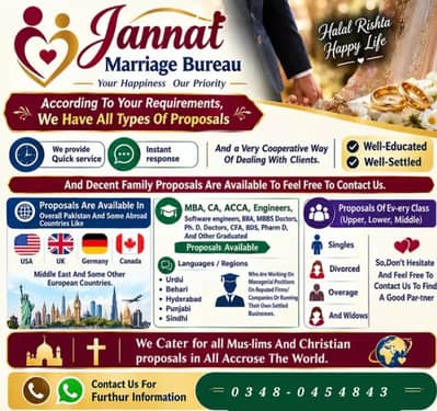 Online Rishta | Marriage Bureau | Suitable Proposals