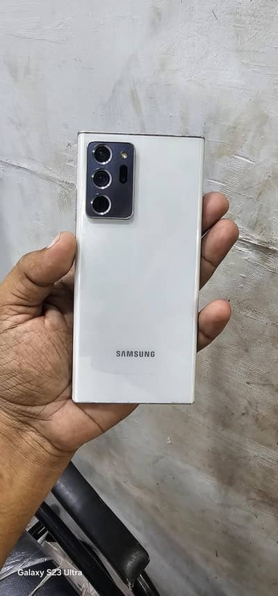 Note 20 Ultra 12/128 Just 4 Lines In LCD Panel Baki All Ok