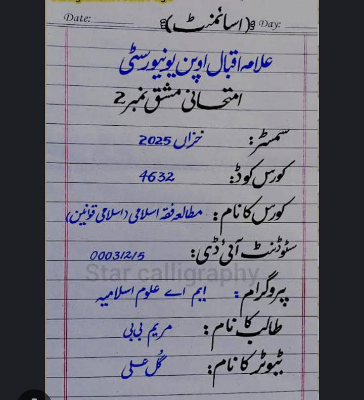 aiou spring assignment 1