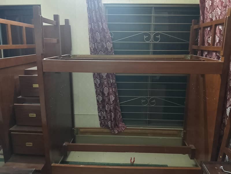 bunk bed solid wood 8