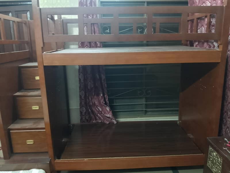 bunk bed solid wood 9