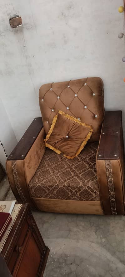 Sofa Set And new Showcakse