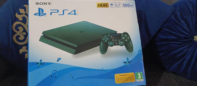Sony Ps4 Slim 500GB with Orignal Controller, Box and 2 Games