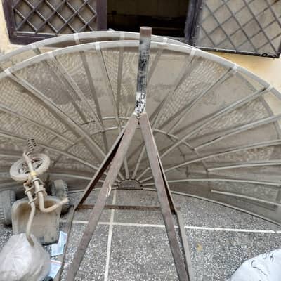 silver dish with stand