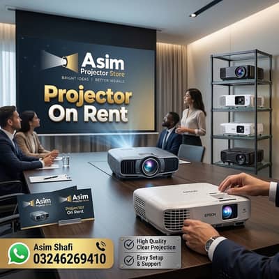 High Quality Projectors and Multimedia on rental