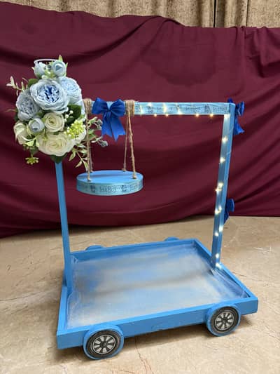 Baby Boy Train 4 Compartment ( For Gifting )