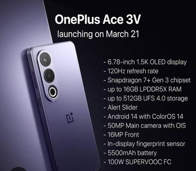 One Plus Ace 3V 1