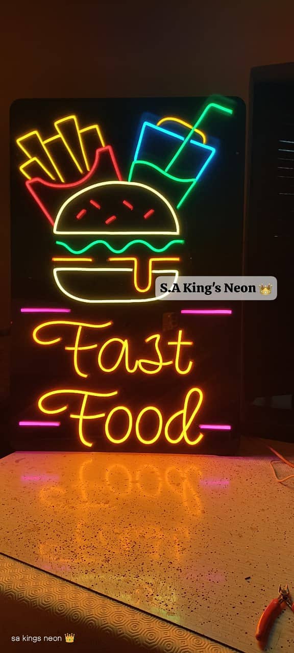 Custom Neon Sign/Neon Board/Restaurant Neon/Salon Sign/Neon Board ...