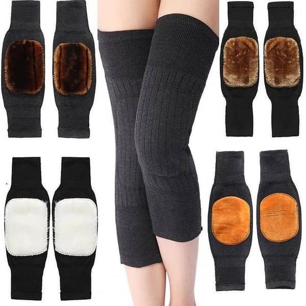 T   Woolen Knee Warmer Knee Cap Pad 1 Pair