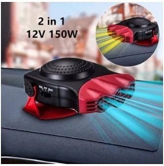 T  Car Interior Heater Aeroterma Si Ventilator 12V Car Heater and Window Defroster 2 in 1 Car Aerothermal and Fan 150w Windshield Fast Defroster