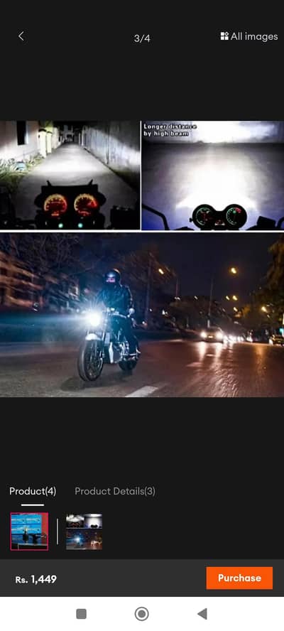 Led Headlights Original imported with great brightness O33252O1289