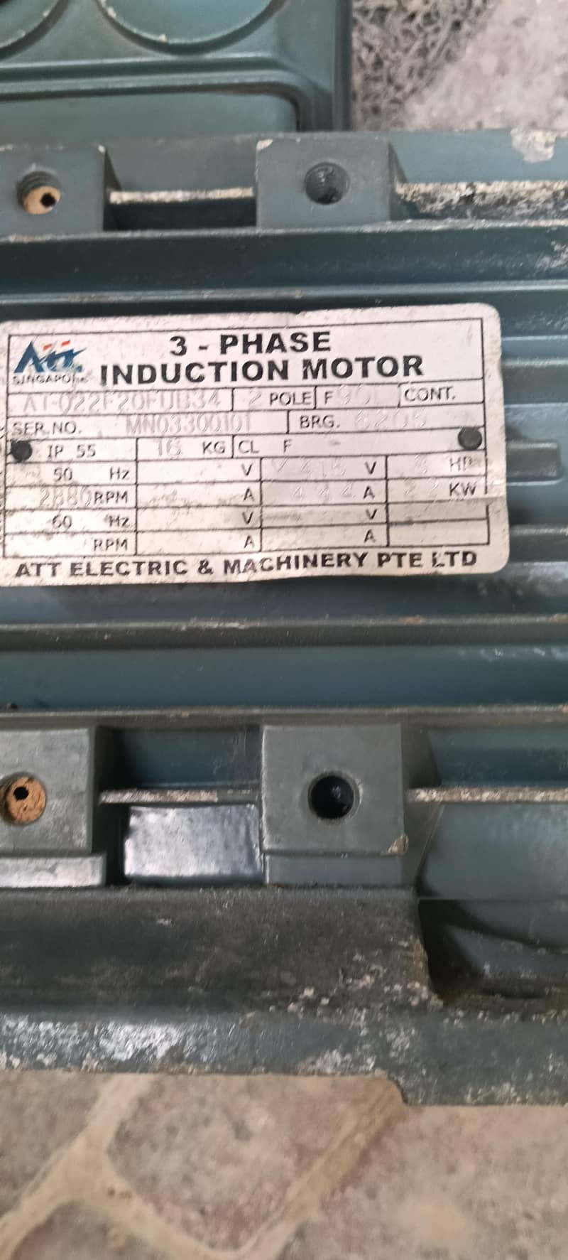motor 3phs 6