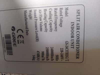 Split Ac 2 ton simple inverter gree
