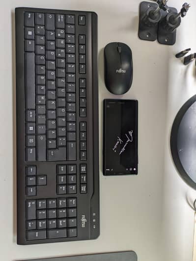 Wireless keyboard Mouse pair of Fujitsu