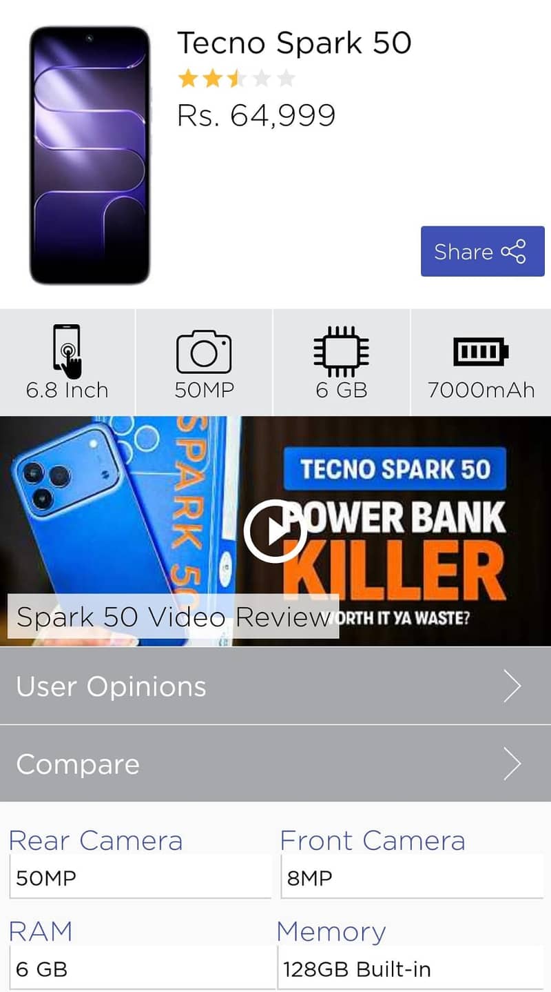 Tecno Spark Pro 3