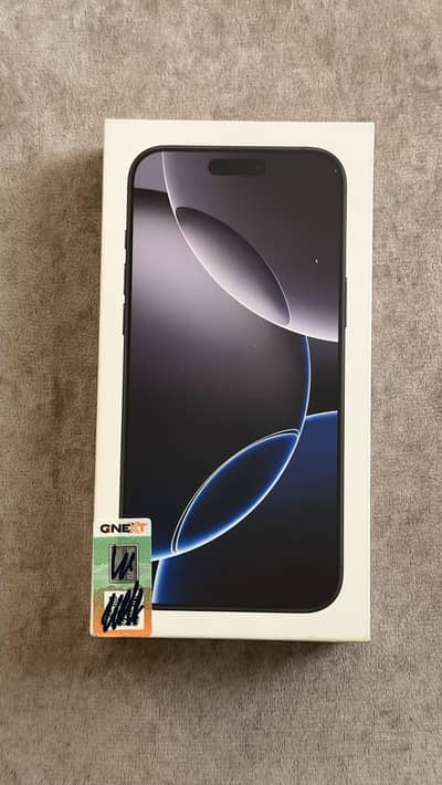 iPhone 16 Pro Max | Box Packed | Black 256GB