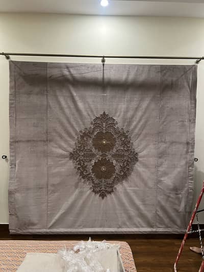 Window Blind embroidered