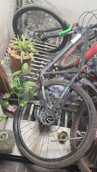 bicycle not beeing used