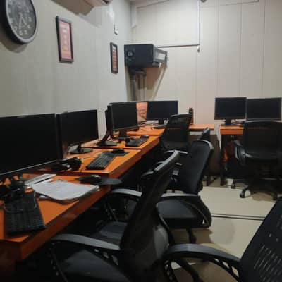Furnished Office for Rent in Gulberg Main MM Aalim Road for Office (Call center + Software house + Marketing Office & Other Setup as You Want)