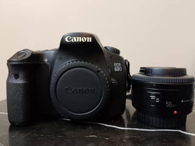 Canon EOS 60D will a 50mm lens