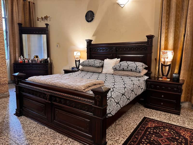 Solid Sheesham Bed 2