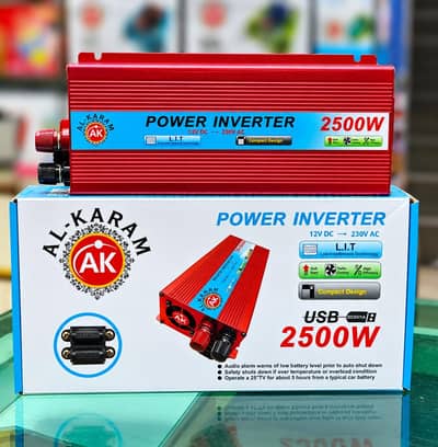 AL-KARAM 2500W DC To AC Converter, Power Inverter DC 12V TO AC 220V