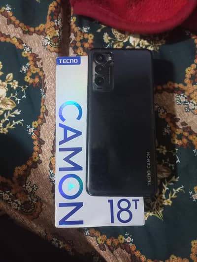 Tecno CAMON 18T.  with box  dual sims official pta proved  4/128