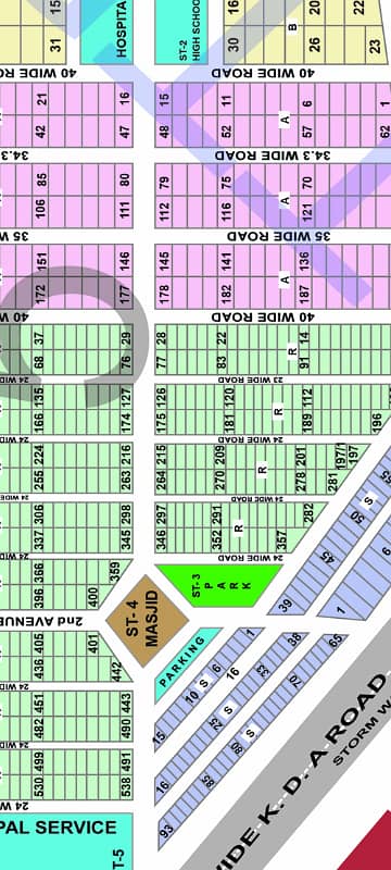 240 Sq Yd Plot For Sale In VIP Block 5 Saadi Garden Scheme 33 Karachi