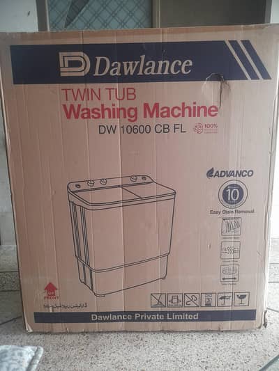 Dawlance Twin Tub 10600 CB FL (10 Kg) - Double Machine - Brand New