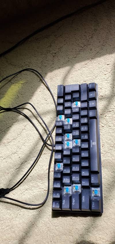Mechanical gaming keyboard 60% blue switch's