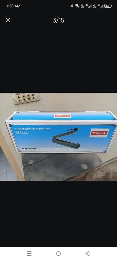 12-inch Impulse hand Sealer tool Machine -300 mm Sealing Machine
