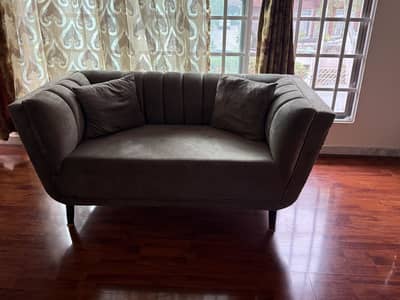 Almost New Premium Sofa Set 3+2+1+1 with 4 Coffee Tables
