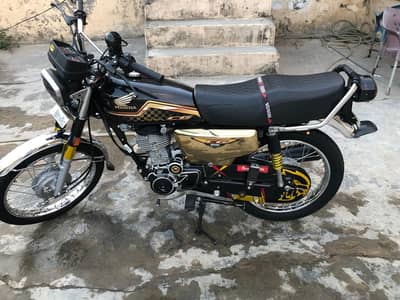 Honda cg 125, self start, urgent for sale.
