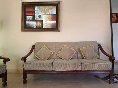 Sheesham Wood Sofa Set (7-Seat