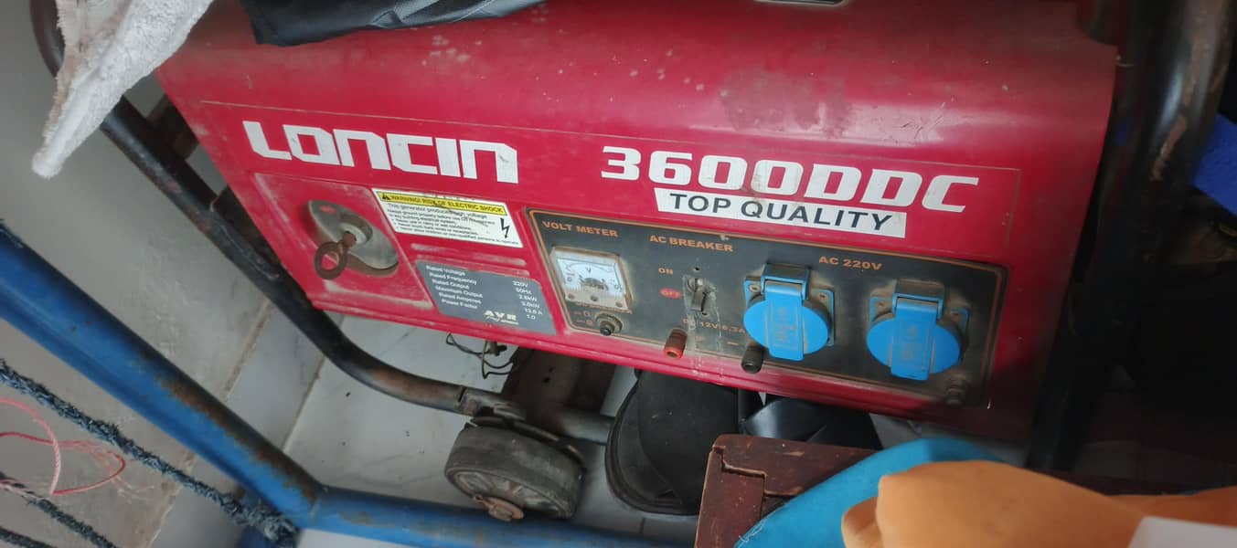 LONCIN GENERATOR 3600DDC 5
