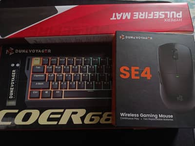 gaming accessories keyboard + mouse + mouse pad (45x40)