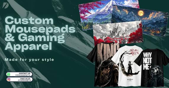 custom shirts custom mousepads