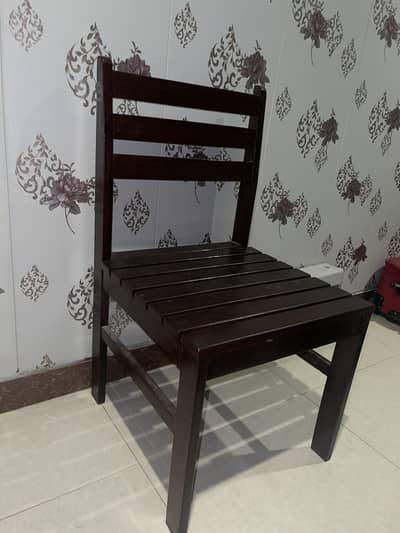 Wooden chair for study table
