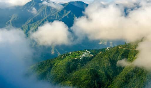 3.8 Marla Plot For Sale In Upper Musyarree, Murree | Scenic Mountain Views