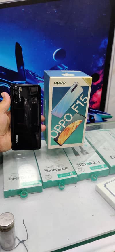 OPPO F15 phone or box 8/128 panel change official PTa approved