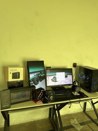 Ryzen 5 3600 pc complete build with accessories