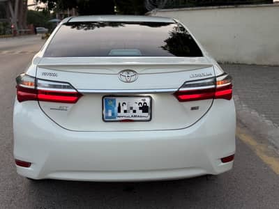Toyota  GLI 2017 decmbr 2018 regd new shape original total ganiune