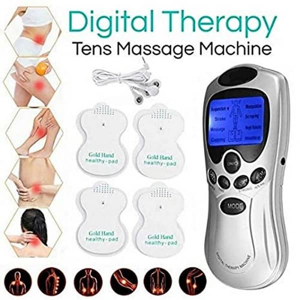 T  Digital Therapy Machine - with 4 pad - white