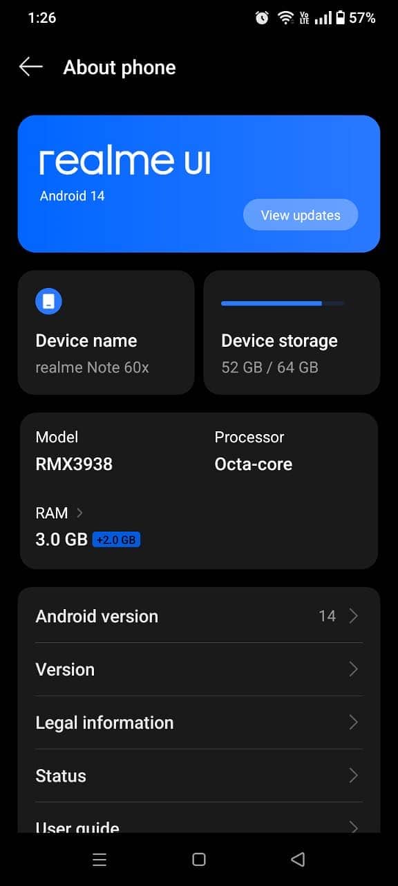 Realme Note 60x 3