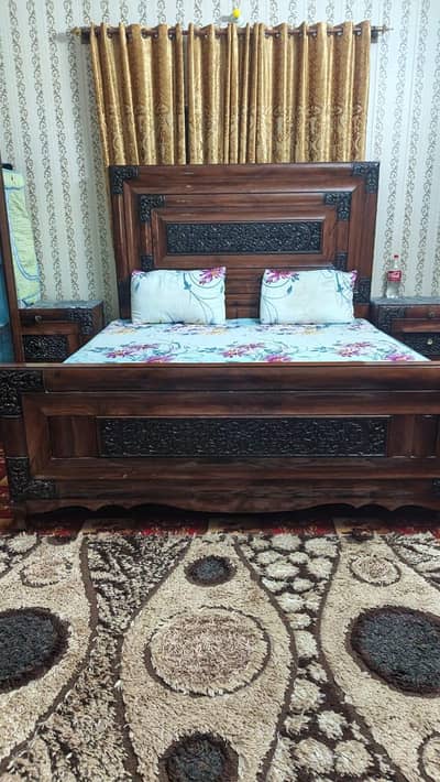 Complete BedRoom Set for Sale - King Size Bed + Wardrobe+Dressing etc.