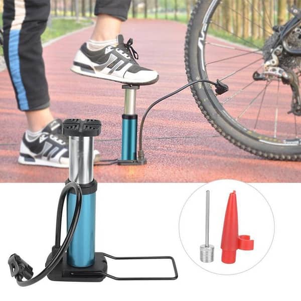 T  Home Mini Foot Air Pump - High Pressure | Portable Smart Size - Easy To Carry | For Bike , Cycle & All Air Items